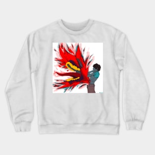 Stomach Explosion Crewneck Sweatshirt